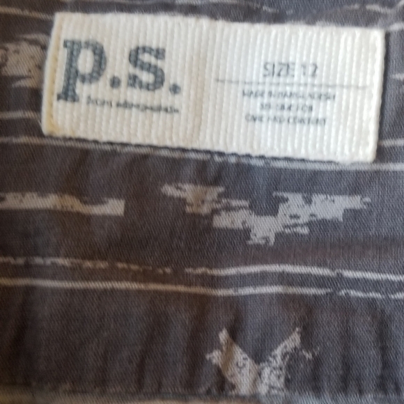 3 for $10 (on all items $10 or less in closet) P.S. Dress Shirt. Size 12. - Picture 2 of 3